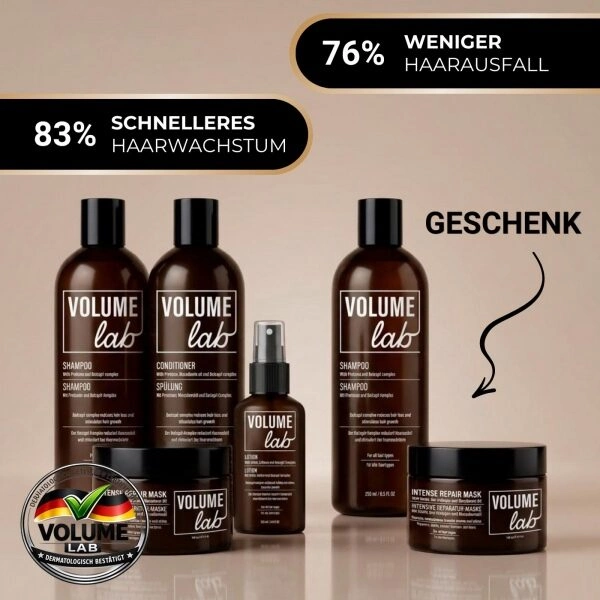 Volume Lab Set für volleres Haar + Volume Lab Shampoo und Haarmaske